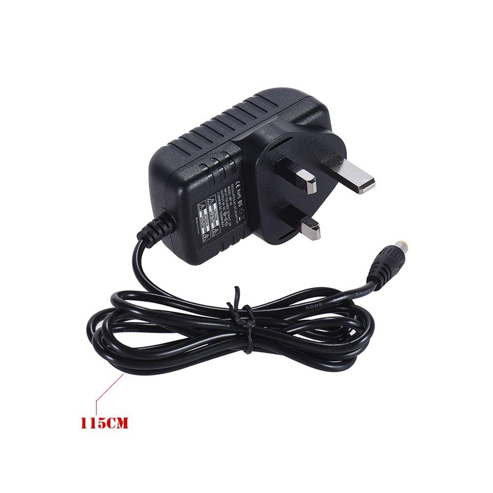 Guitar Effect Power Supply Adapter 9V DC 1000mA 5 Way Daisy - UK Plug