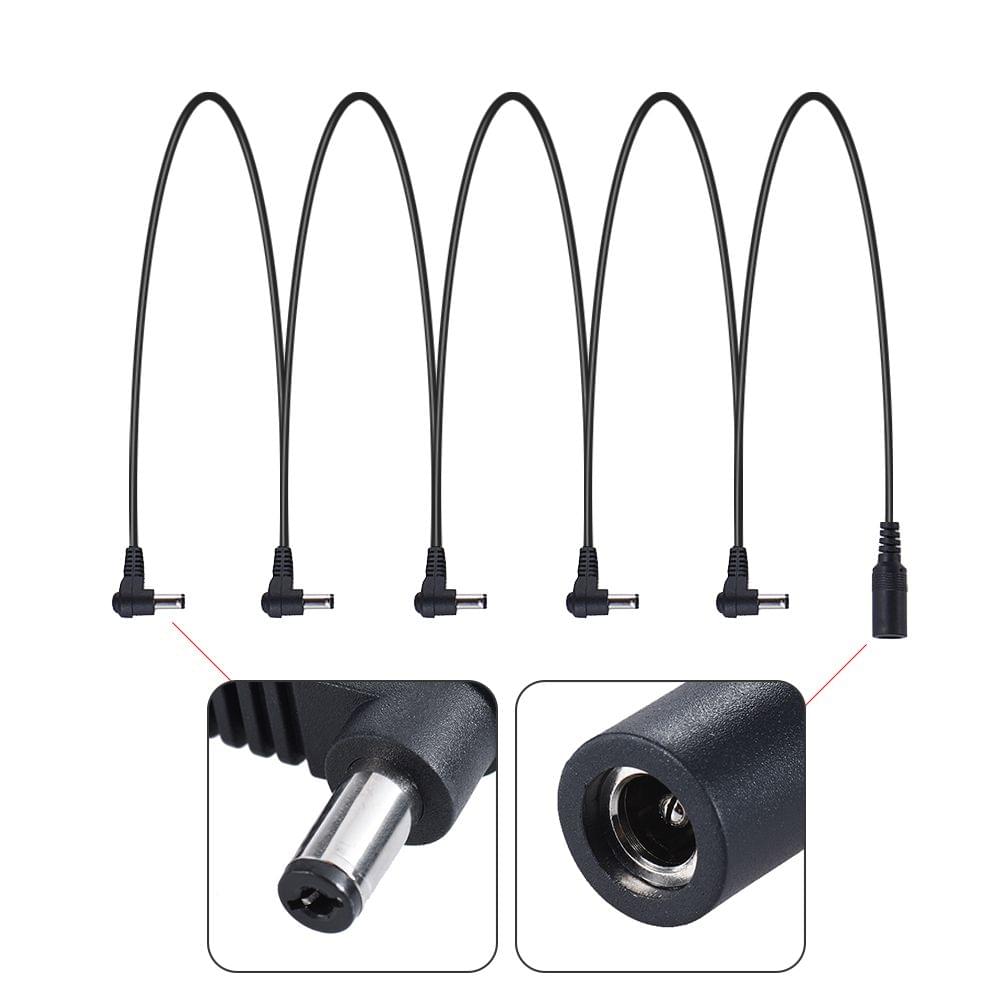 Guitar Effect Power Supply Adapter 9V DC 1000mA 5 Way Daisy - US Plug