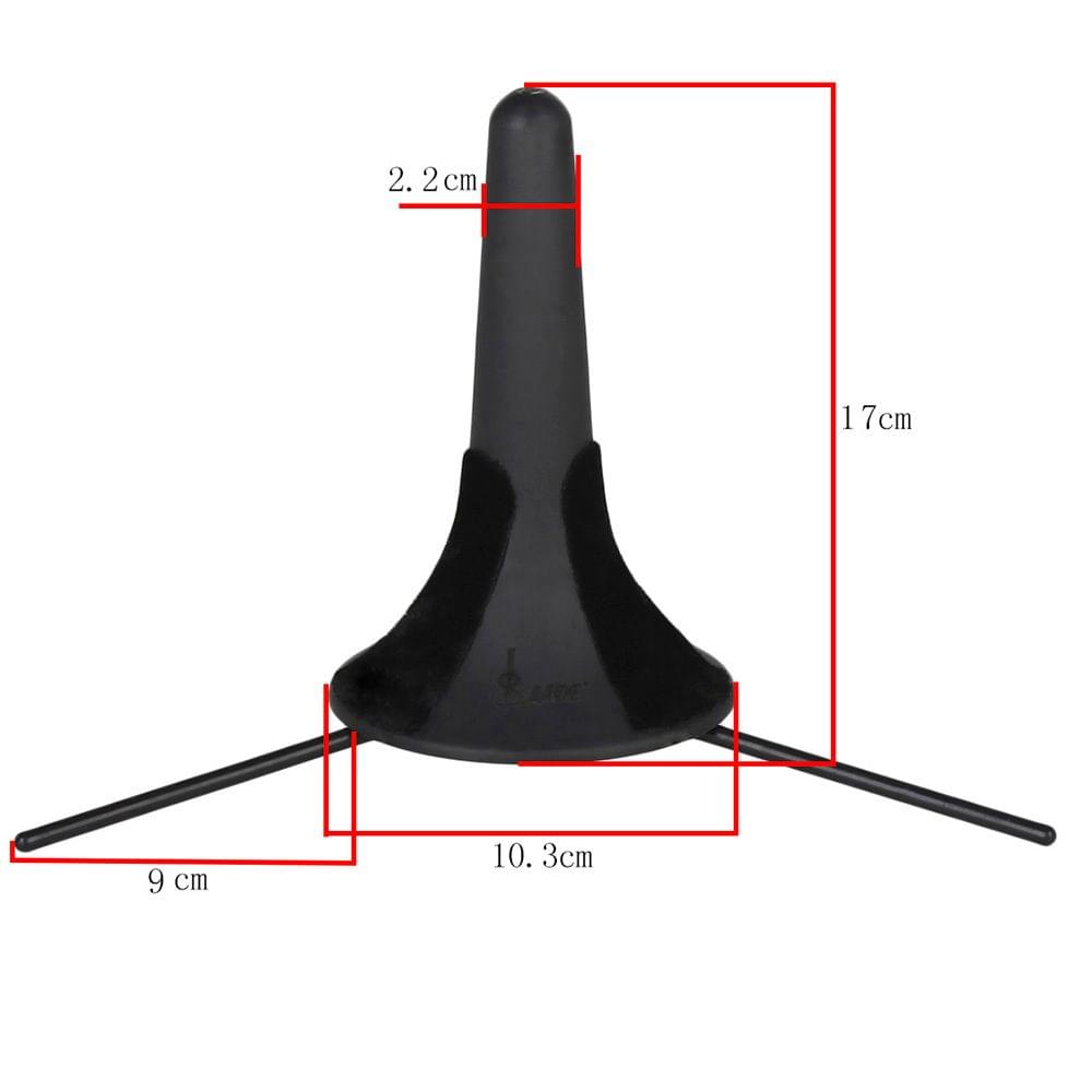 Portable Trumpet Tripod Stand Holder Support ABS Material