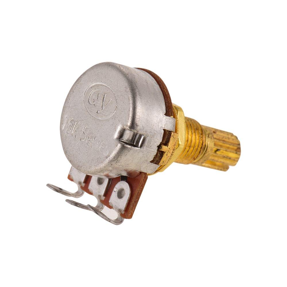5pcs B500K Long Split Shaft Audio Taper Potentiometer Guitar