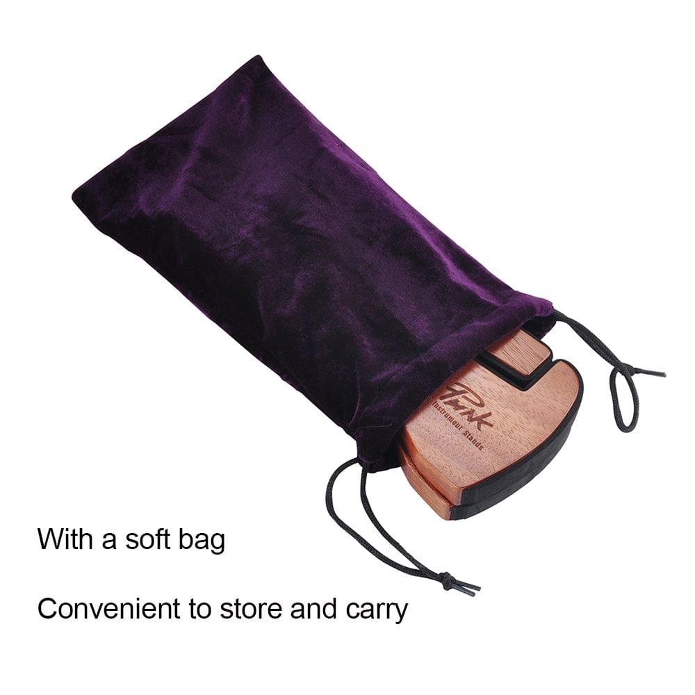 Universal Foldable Guitar Stand Holder Mahogany Solid Wood