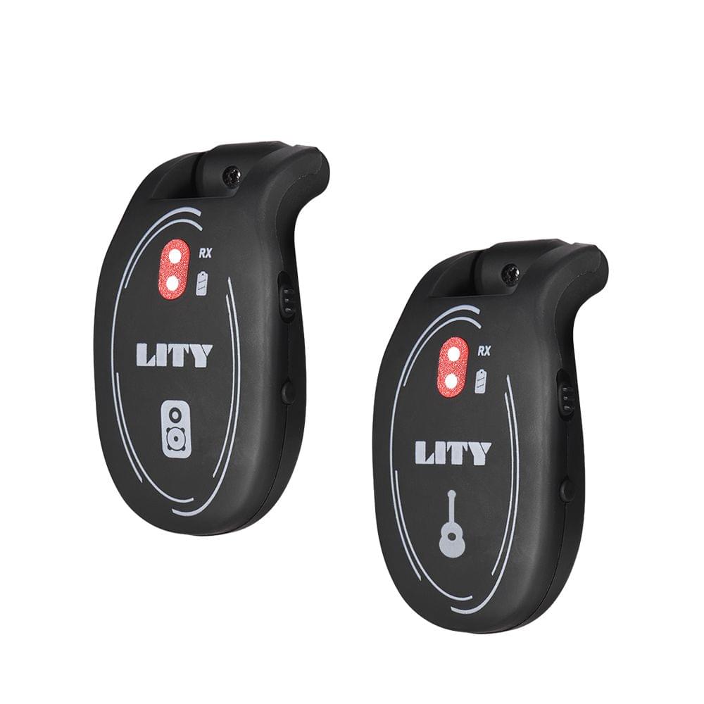 Portable UHF Wireless Guitar Transmitter and Receiver Set
