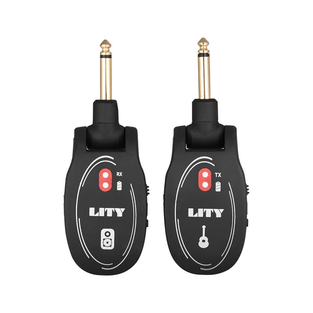 Portable UHF Wireless Guitar Transmitter and Receiver Set