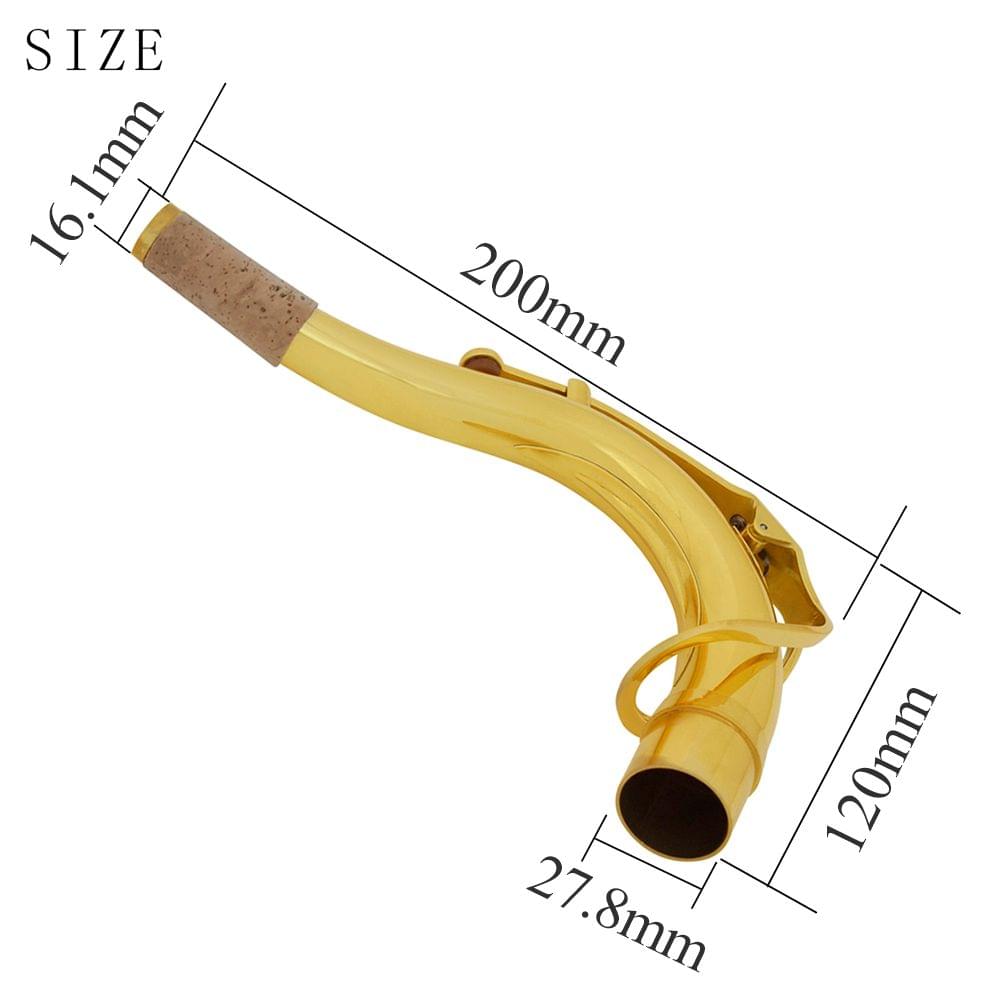 Brass Tenor Saxophone Sax Bend Neck 27.8mm Saxophone