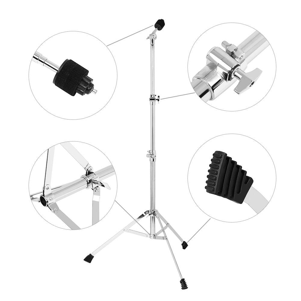 Metal Inclinable/ Straight Cymbal Stand Bracket 79cm-153cm