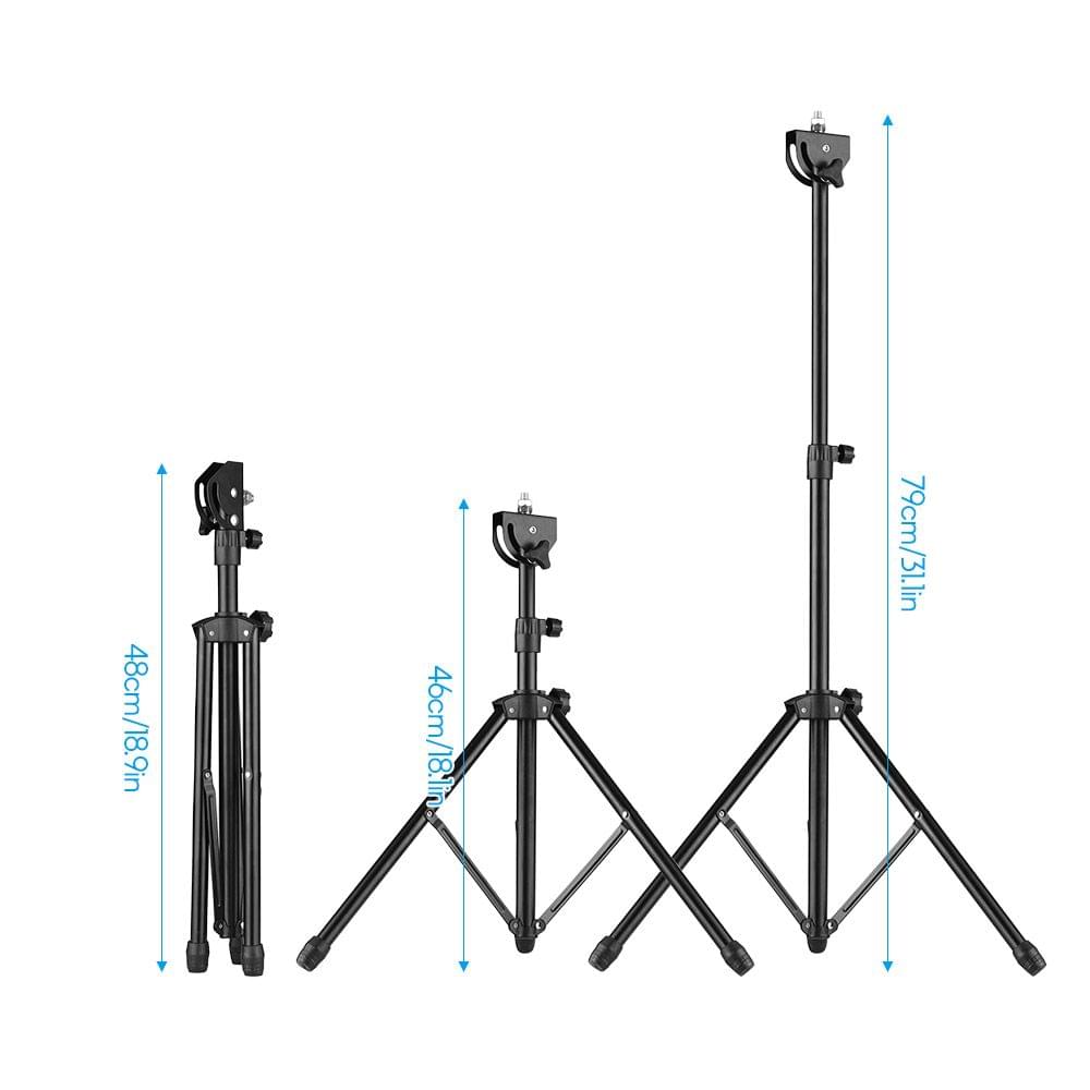 Drum Pad Metal Stand 8mm Screw Connector 46cm-79cm