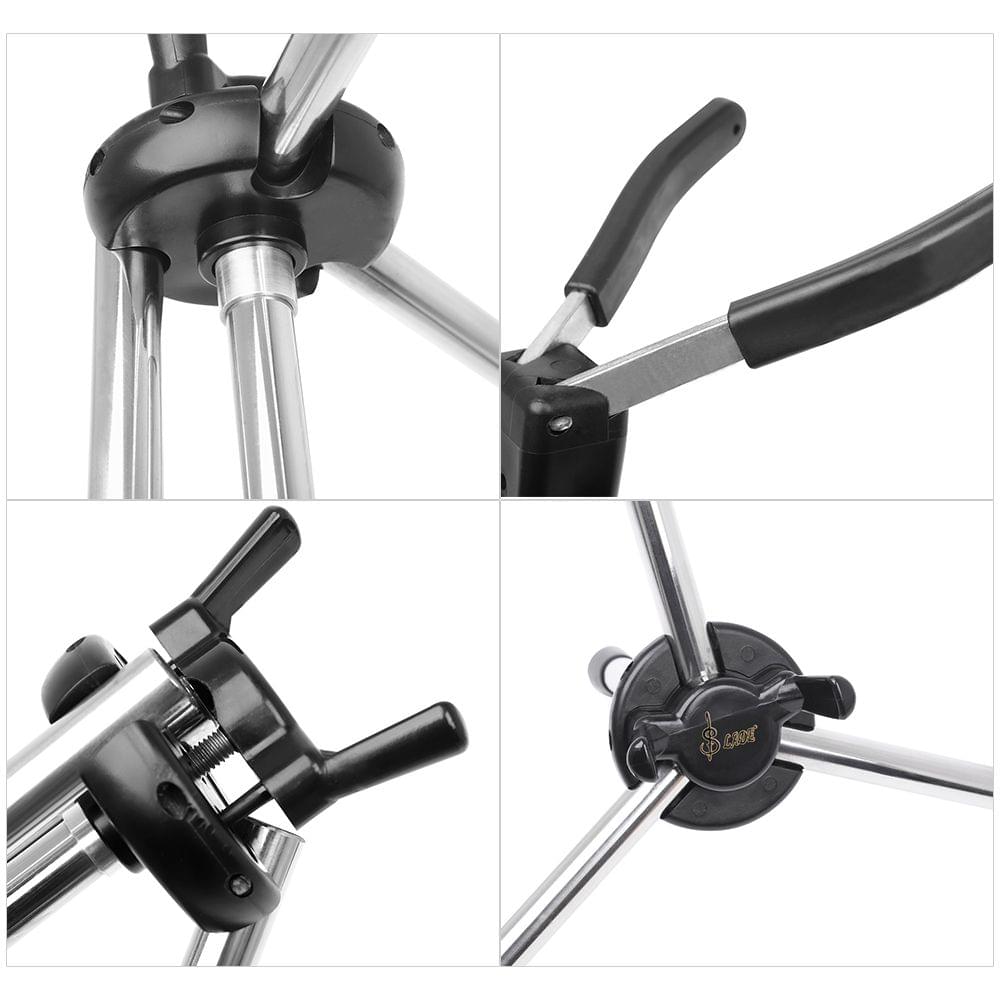 Foldable Tenor Saxophone Stand Portable Sax Metal Floor