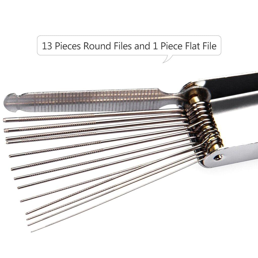 Guitar Repair Tools Kits with Fretboard Polishing Metal