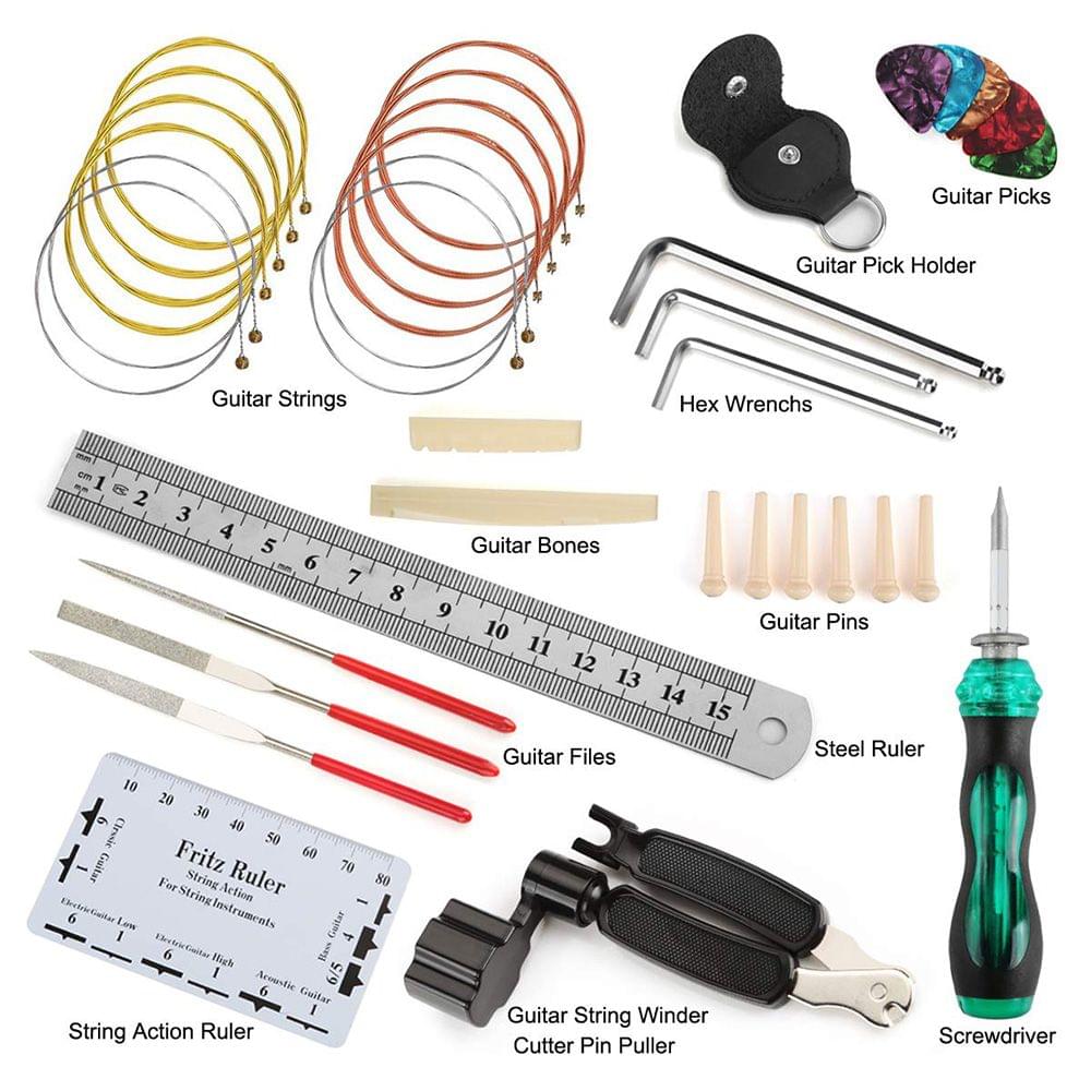 W006 Guitar Repairing Kit Guitar Care Kit Maintenance Tool