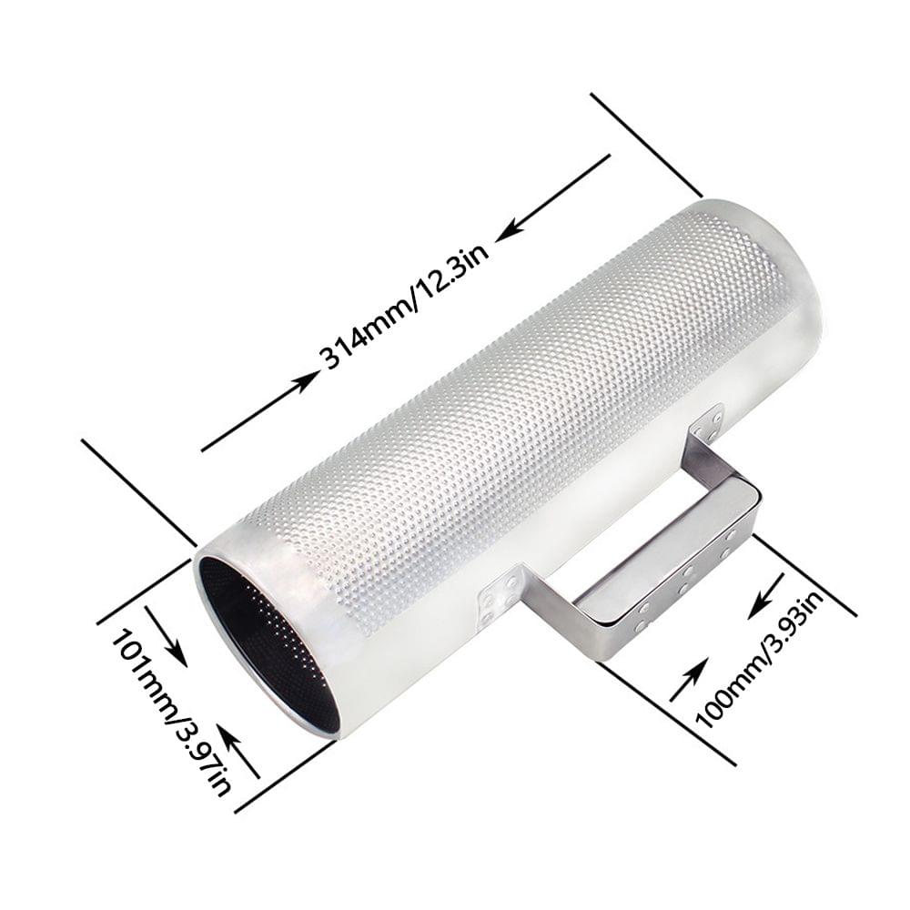 Professional Large Stainless Steel Guiro with Scraper