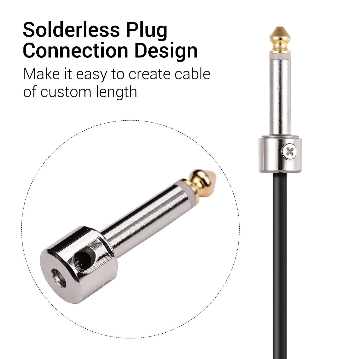 Professional Solderless Patch Cable Kit DIY Guitar Pedal