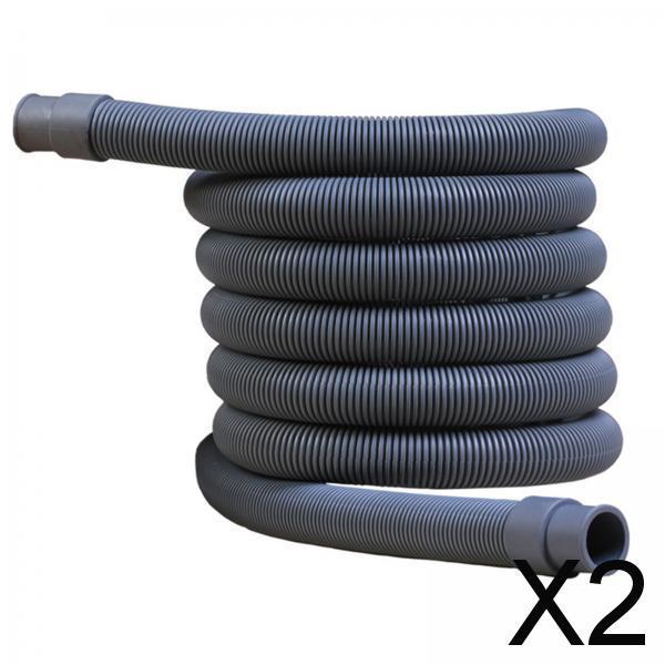 2xWashing Machine Drain Waste Hose Stretchable for Garden Accessories 150cm
