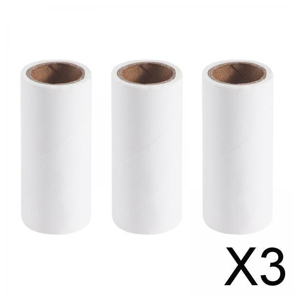 3x3 Rolls Refillable Sticky Hair Dust Brushes Pet Hair for Clothing Furniture