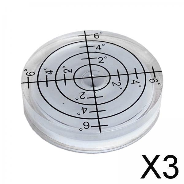 3xHorizontal Bubble with Scale Bubbles Level Tool Measuring Tools Spirit Level Black 1