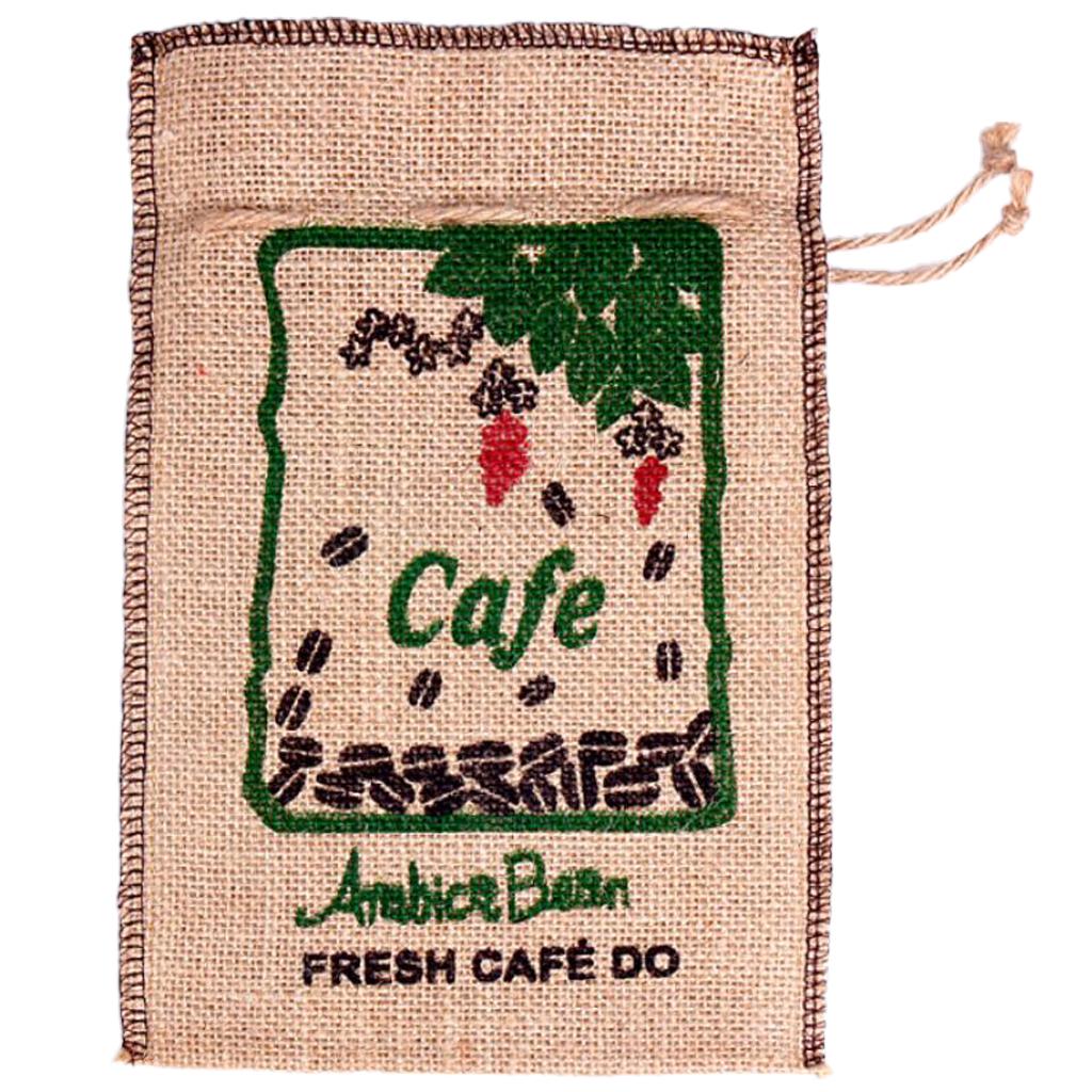 Burlap Coffee Bean Sacks Gunny Bag Reusable Bags With Drawstring 2