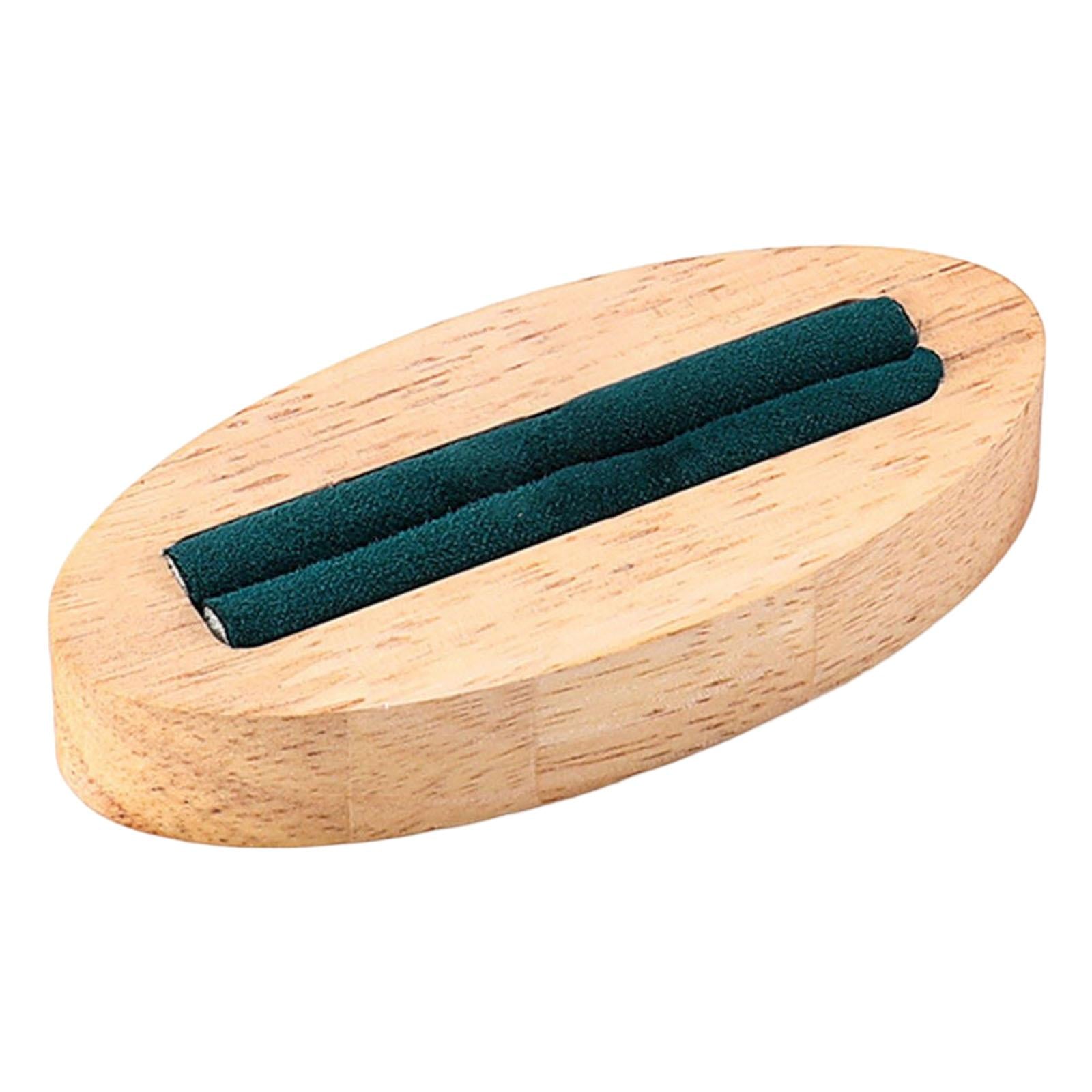 Wooden Jewelry Organizer Tray Jewelry Storage Rack for Bedroom Home Green