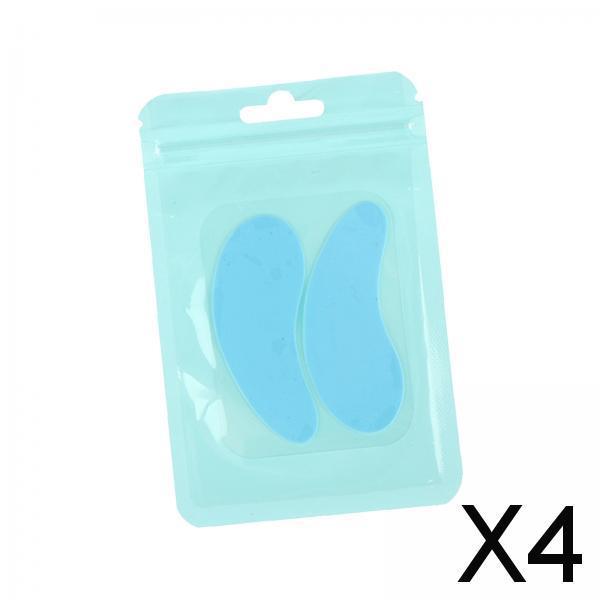 4xEyelash Extension under Eye Pads for Lash Extension Supplies Eyelash Tinting Blue