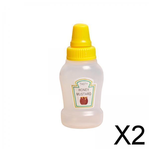 2xMini Tomato Ketchup Bottle Containers Bottle for Kitchen BBQ Outdoor honey