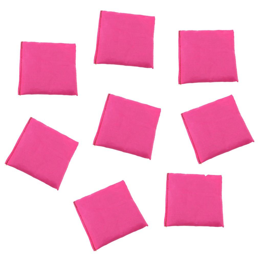 8pcs Double Layer Cornhole Bag - Bean Bag for Tossing Corn Hole Game Rose