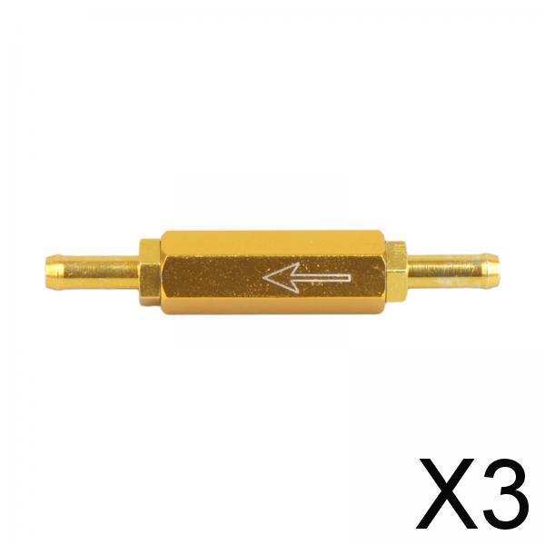 3xNon Return Single Way Check Valve Accessories for Fuel Line Diesel Fuel