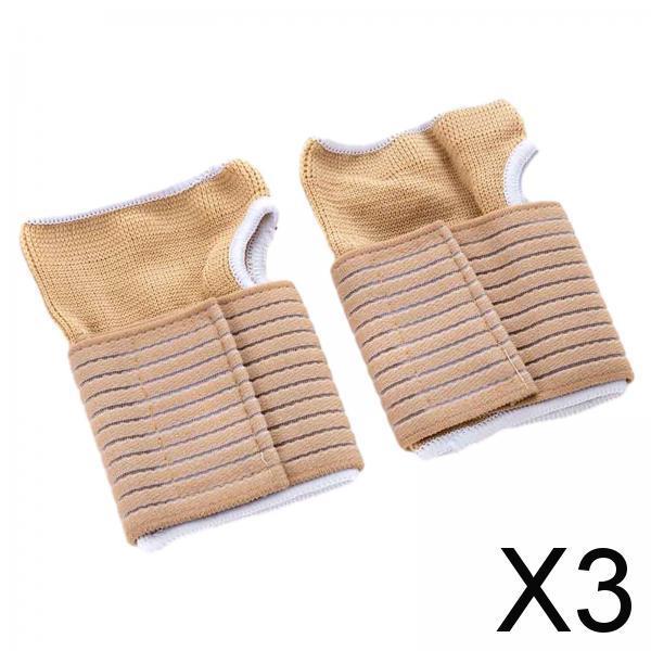 3xWrist Sleeve Protective Hand Palm Support for Football Fitness Weightlifting