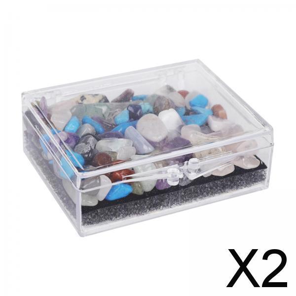 2xRock and Mineral Educational Collection Science Ornament Stem for Gift Girls