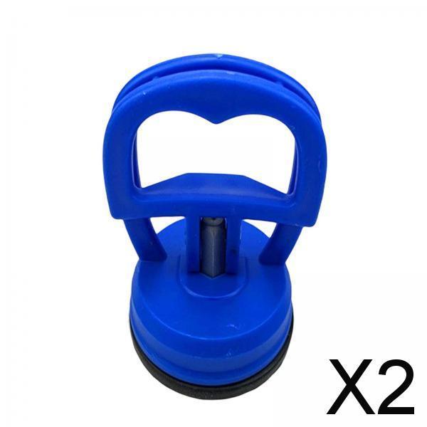 2xSuction Cup Dent Puller Powerful Handle Lifter for Car Body Dent Mirror Blue