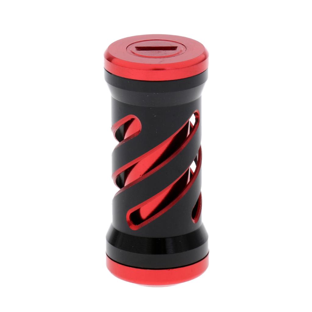 Fishing Reel Handle for Baitcasting Metal Fishing Reel Rocker Black red