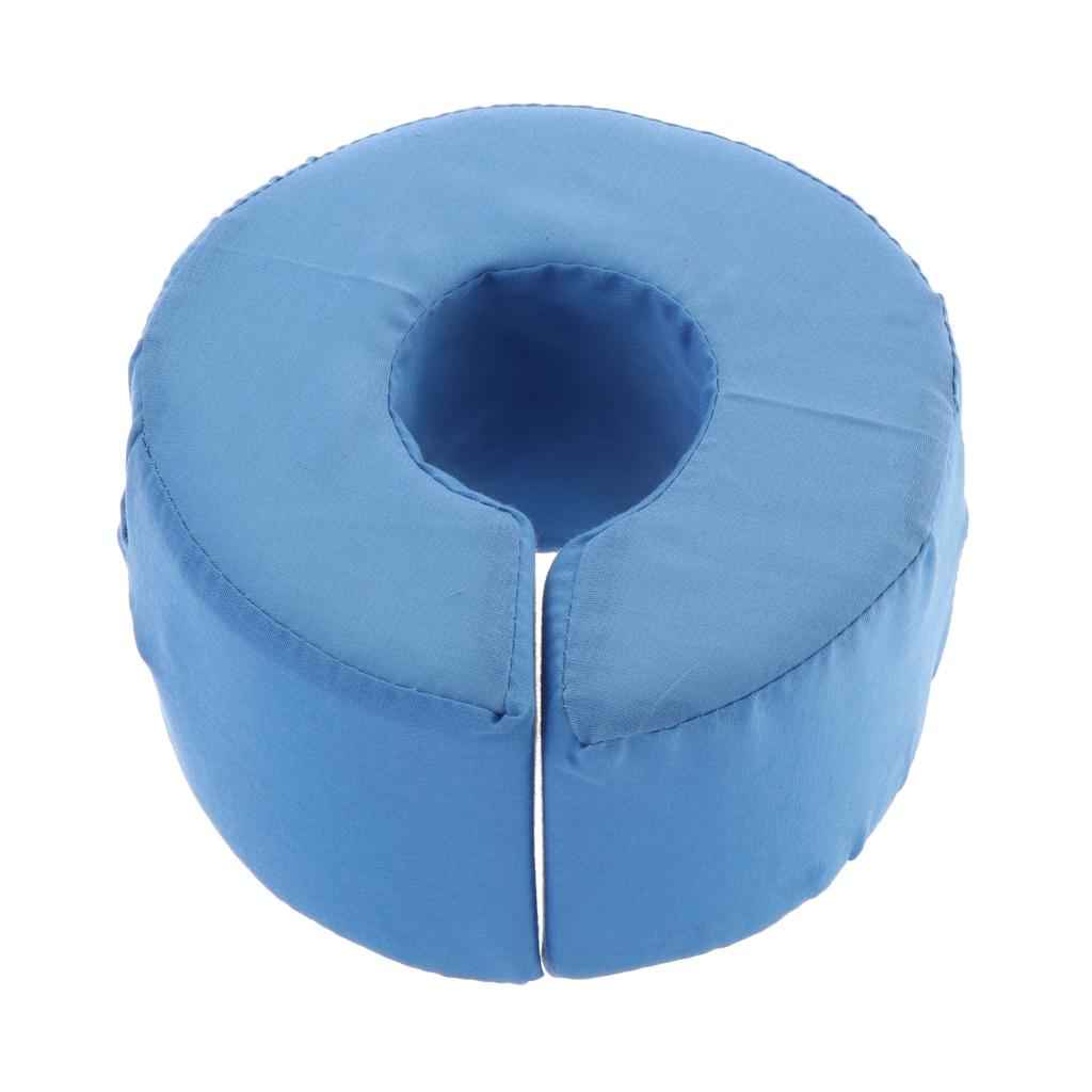 Adjustable Loop Foot Hand Foam Elevator Cushion Leg Rest Elevation Pillow Anti Bedsore Ankle Swelling Relief Blue