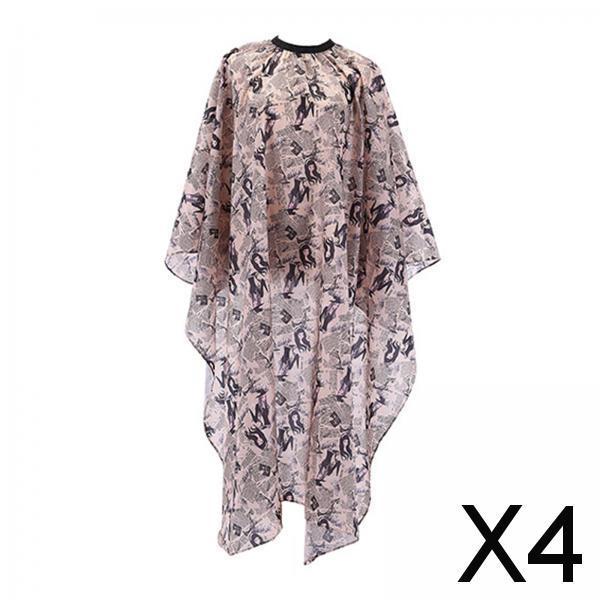 4xHaircut Cape Apron Gown Lightweight Reusable Extra Long for Barbershop Salon