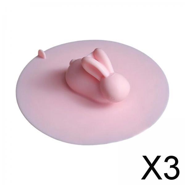 3xDrain Odor Mat Universal Silicone Drain Mat for Household Hotel Laundry Pink