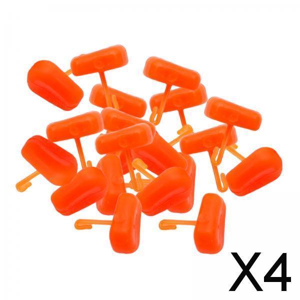 4xSoft Baits Corn Shape Fishing Tackle for Making Boilies for Lake Ice Fishing Red