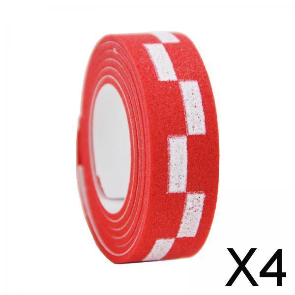 4xTable Tennis Racket Edge Tape Self Adhesive 10mm Pickleball Paddle Edge Tape Red