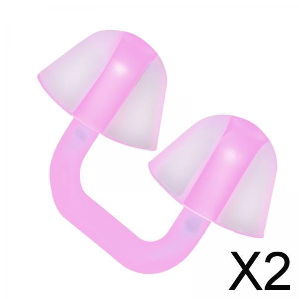 2xSwimming Noses Plug Trainer Aid Swim Nose Clip for Children Surfing Unisex