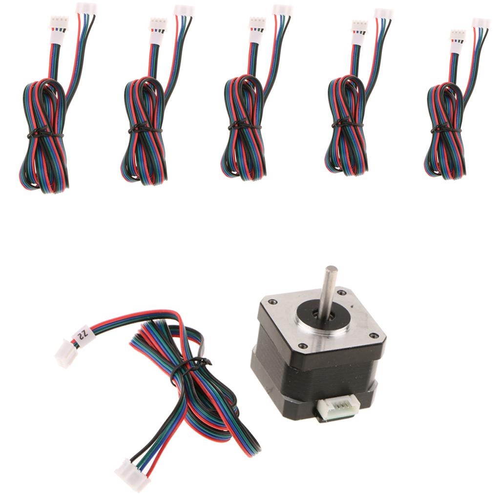 3D Printer Stepper Motor Nema 17 40mm 1.8A 4Lead+Extended Cable Lead Wires