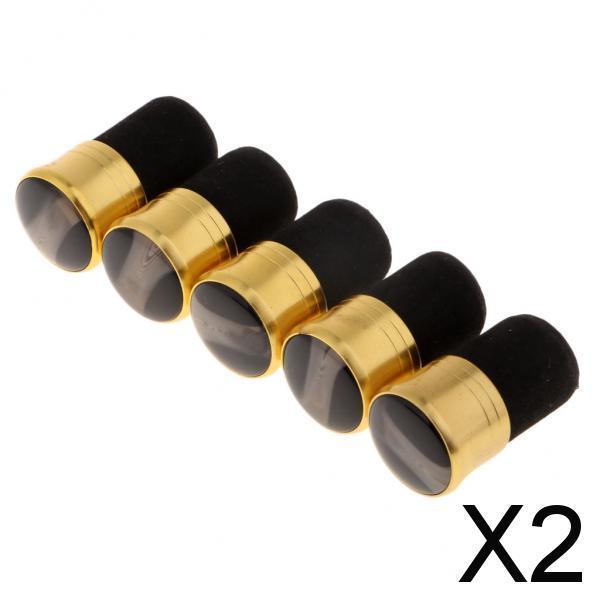 2x5pcs Fishing Rod Pole Butt Caps Front Cover Stopper End Protector 19mm