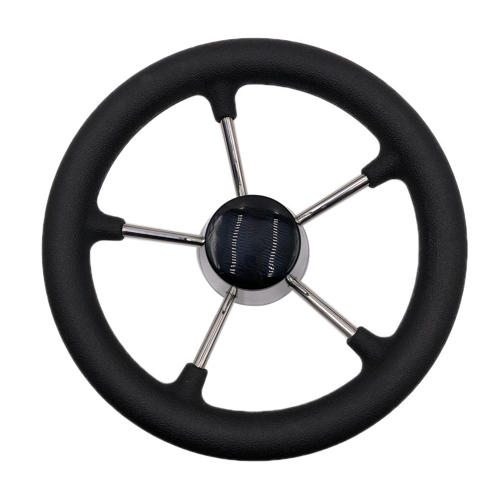 Marine Stainless Steel Boat Steering Wheel 11 5 Spoke for PU Foam Grip"