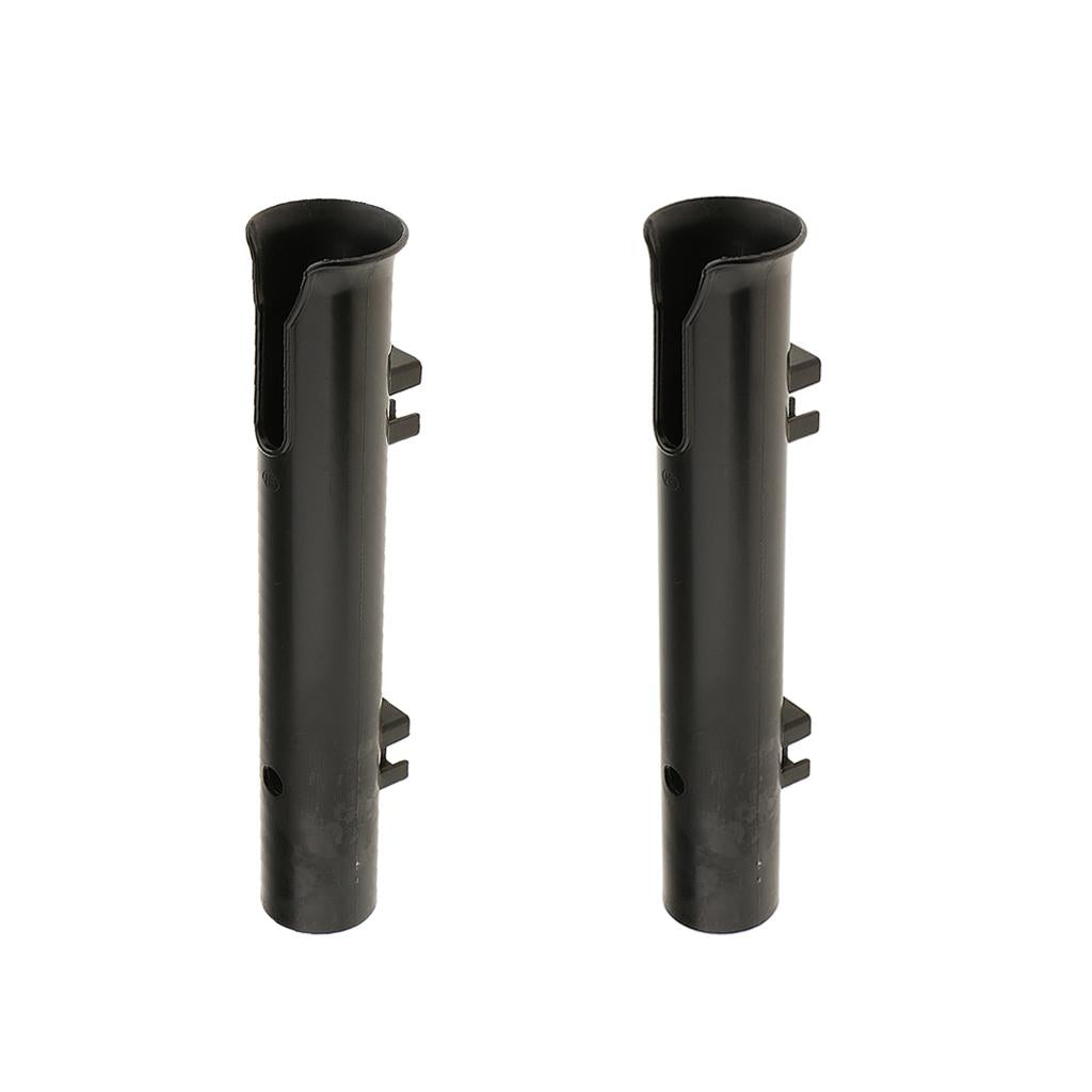 2Pcs Boat Fishing Rod Holder Stand Pole Bracket Flush Mount Rod Rack 1 Tube