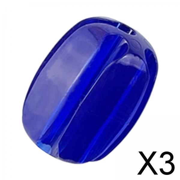 3xReusable Fishing Rod Tie Holder Fastener Binding Clip for Outdoor Use Blue