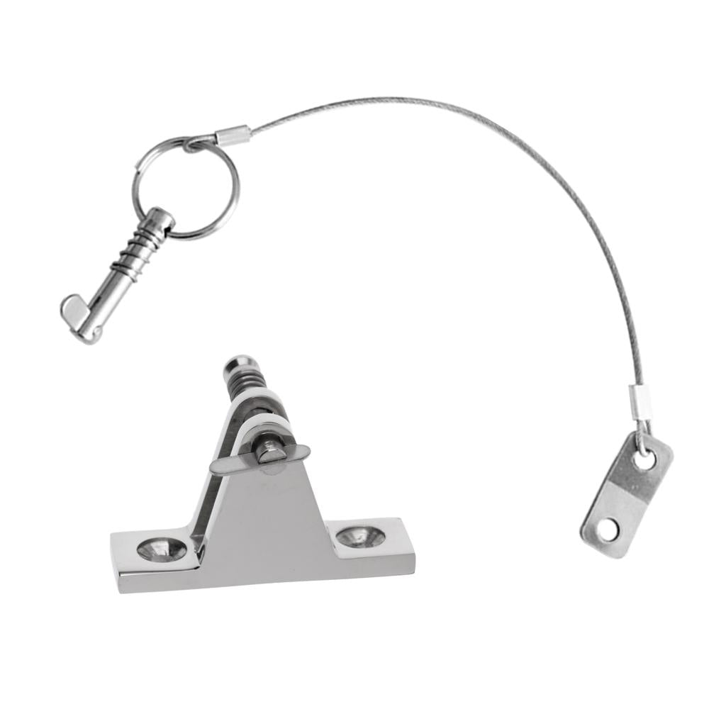 316 Stainless Steel Quick Release Pin Lanyard for Boat Deck Hinge