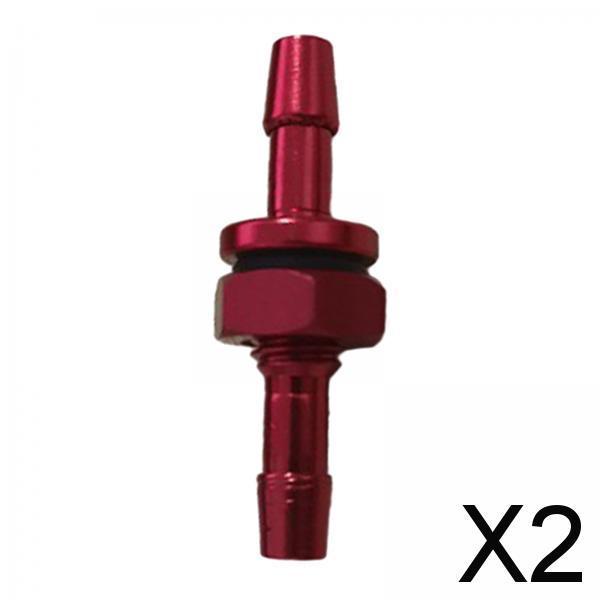 2xRC Boat M6 Water Nozzle Upgrade Metal Water Outlet for RC Jet Boats DIY Accs red