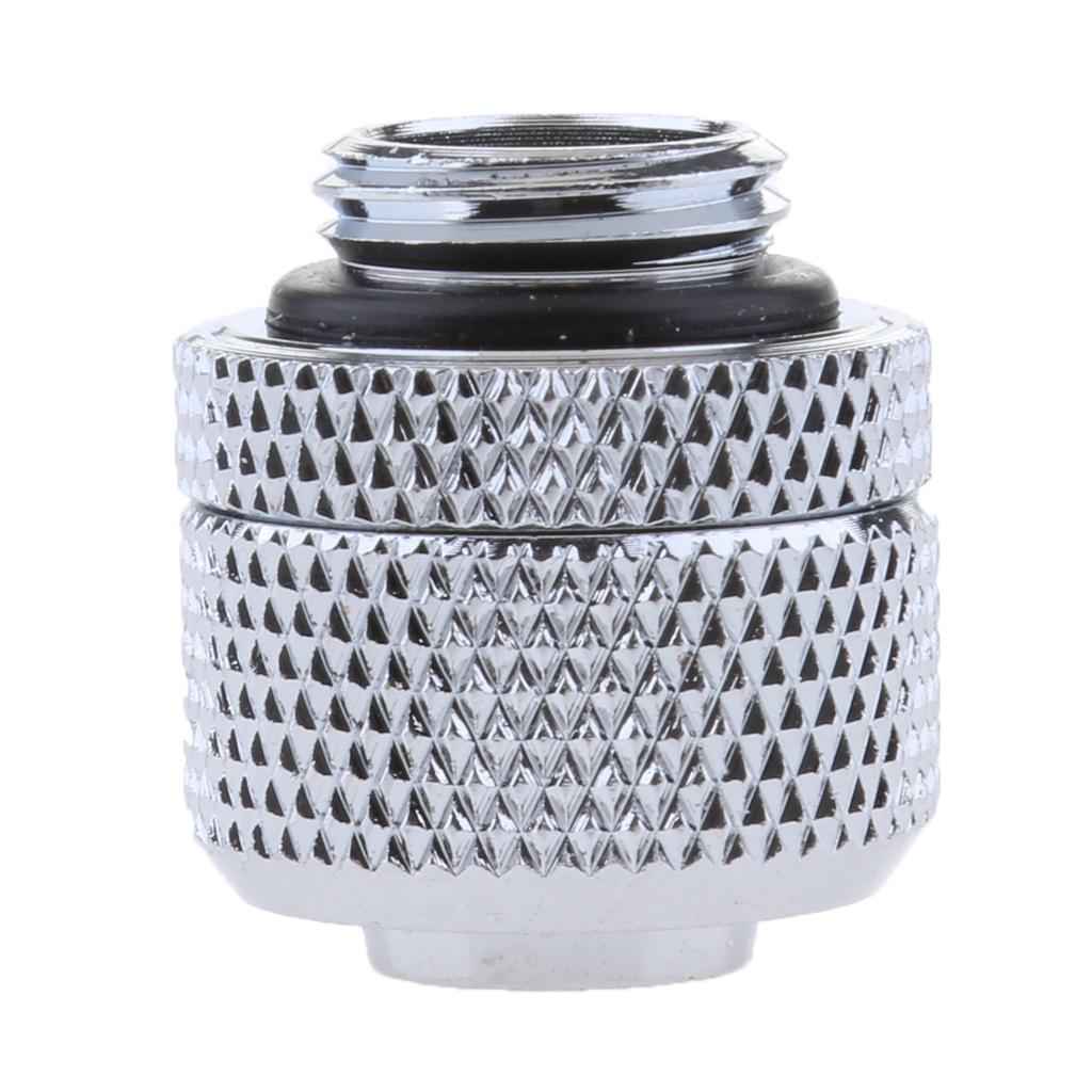 G1/4" Thread Compress Connection Fitting Connector for 9.5 / 12.7mm Pipe