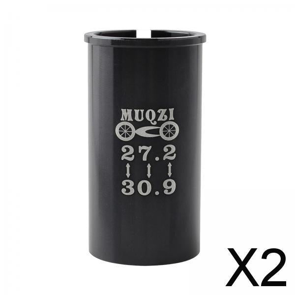 2xDurable Bike Seat Post Shim Seatpost Tube Adapter Reducer Sleeve Accessories 27.2 to 30.9