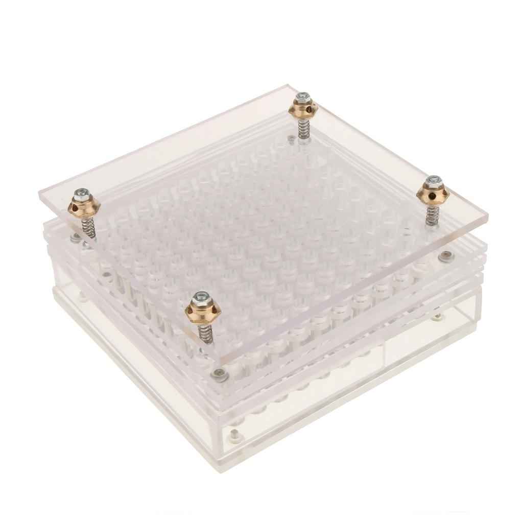 100 Holes Empty Capsule Plates Holder Vitamins Coffee Powder Manual Filling Capsules Tool for Size 00#