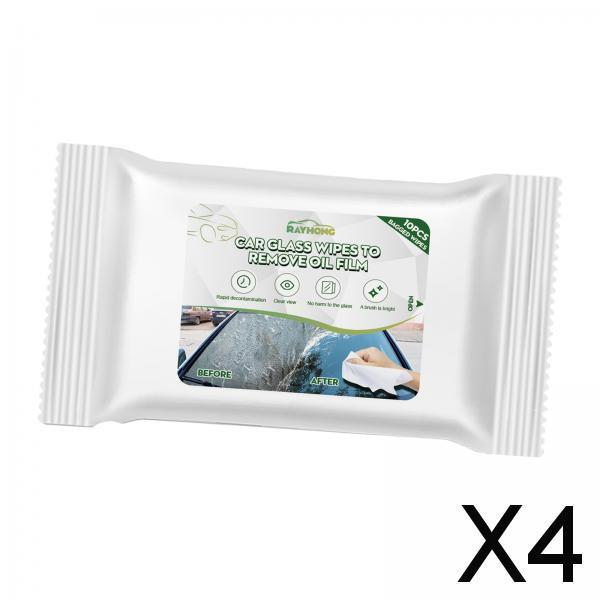 4x10x Multifunctional Cars glass Wipe for Rearview Mirror
