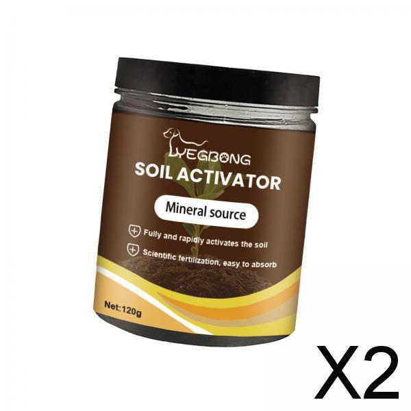 2xSoil Activated Soil Amendments for Seedling Compost Raised Garden Beds Lawns