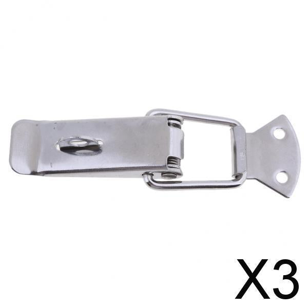3xStainless Steel Door Safety Swivel Locking Hasp Latch for Boat Caravan RV