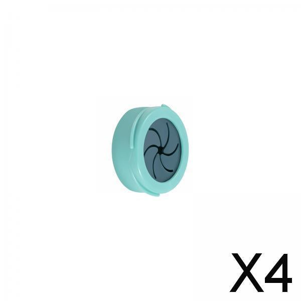 4xPush Towel Hooks Wall Mounted Hand Towel Hook for Garage, Kitchen, Bathroom blue