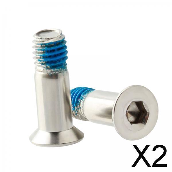 2x2Pcs Rear Derailleur Screws M5x15.8mm Guide Wheel Bolts for Road