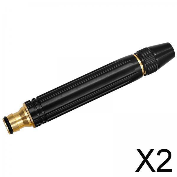 2xHigh Pressure Garden Hose Spray Nozzle for Deck Car Washing Garden Watering